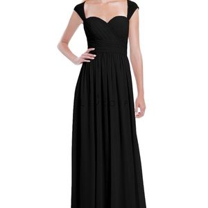 Bill Levkoff Black Bridesmaid Dress